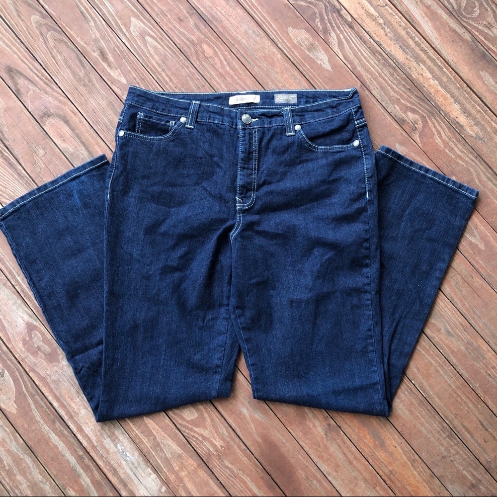 Nine West Bootcut Vintage America Boho Jeans Sz 16